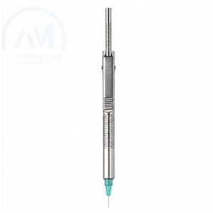 Jeringa Quirúrgica Dental Al Mida de Acero Inoxidable, Manual, con Certificación CE Clase II, Instrumento con Estándar ISO13485 y Diseño de Fácil Agarre - Product Image 1