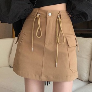 Jupe cargo en coton premium pour femme, vente en gros OEM, taille haute, streetwear d'été, nouvelle arrivée, jupe cargo pour femme - Product Image 4
