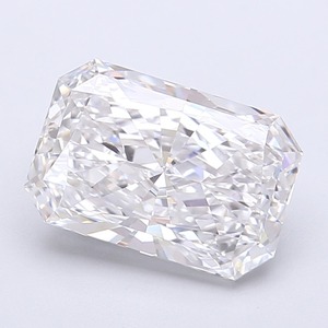 Magnifique diamant de 3,02 carats, taille Radiant, certifié CVD, E VVS1, excellente qualité de polissage, pierre brute de laboratoire de qualité supérieure - Product Image 1