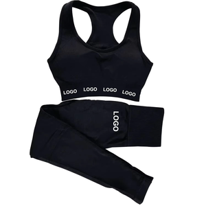 Conjunto de yoga sublimado para mujer, sujetador deportivo y leggings, conjuntos de yoga, ropa deportiva, trajes de fitness - Product Image 3