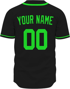 2026 Factory Wholesale Team Men's Baseball Jersey Uniform Custom Printed Breathable 100% Polyester Custom Color & Logo - Product Image 2