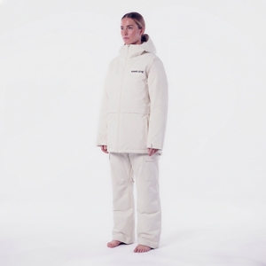 Traje de esquí de invierno impermeable y cortavientos para mujer, ropa de nieve gruesa y cálida con cremallera, ropa de esquí para exteriores - Product Image 3