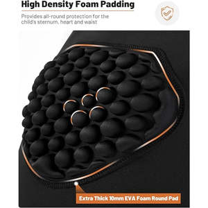 เสื้อกั๊กป้องกันกระดูกงูผู้ชายแบบมีแผ่นรองรับแรงกระแทก ปรับได้ อุปกรณ์นิรภัยสำหรับขี่มอเตอร์ไซค์ ขี่บนถนน และสนามแข่ง - Product Image 3