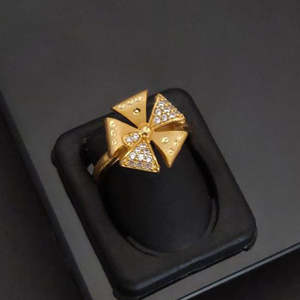 Gold Plated <b>Fine</b> <b>Ring</b> with Austrian Stone 11714344WH Product Category - Product Image 1