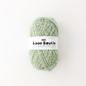 Linea Boucle Merinowool Nylon Kidmohair Loop Yarn for Hand Knitting 50g Ball - Product Image 6