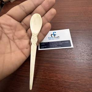 Ensemble de couverts en os de buffle naturel faits à la main, vente en gros, cuillère de service en os de buffle de qualité supérieure, ustensiles de cuisine naturels par Curio Craft - Product Image 1