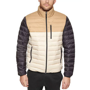 Venta Directa de Fábrica, Chaqueta de Burbujas para Hombre, Estilo Casual con Paneles de Color, Alta Calidad, Transpirable, Cuello Alto, Ropa de Invierno - Product Image 4