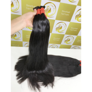 Extensiones de Cabello Largo a la Moda, Oferta de Año Nuevo, Color Natural, Vietnamitas, Más Vendidas, Trama Doble Plana, Personalizables - Product Image 2