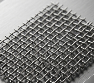 ตาข่ายลวดอัดแบบจีบสำหรับใช้กับเครื่องกรองแบบสั่นสะเทือน และตาข่ายลวดเหล็กกล้าคาร์บอนความแข็งแรงสูงที่ถักทอ - Product Image 1