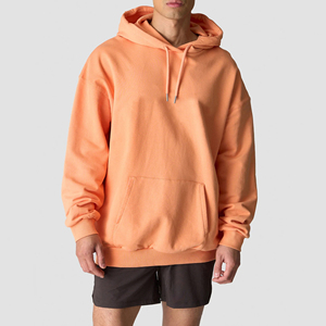 Wholesale Streetwear Heavyweight Regular Fit Breathable Quick Dry Pocket Fleece Pullover <b>Hoodie</b> Custom Blank Plus Size Men's - Product Image 1