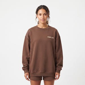 Sudadera Oversize de Cuello Redondo para Mujer 2026 de la Mejor Calidad con Hombros Caídos, Manga Larga y Diseño Bordado - Product Image 5