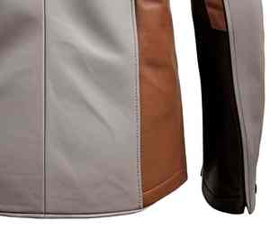 Blazer en cuir véritable de haute qualité, design haut de gamme, saison printemps, boutons solides, coupe-vent, écologique, pour homme - Product Image 6