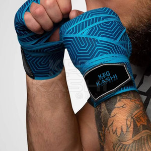 Bandages de boxe respirants et doux au toucher pour la boxe, le kickboxing, l'entraînement en salle, la pratique du MMA et le soutien de la sécurité du poignet - Product Image 4