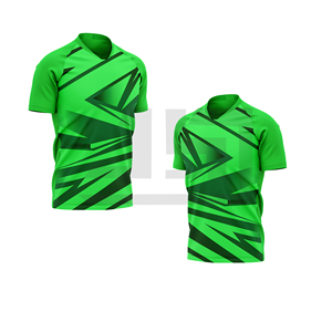 Maillot de football personnalisé, maillot d'équipe, uniforme de football sublimé, séchage rapide, évacuation de l'humidité, respirant, 100% coton, athlétique - Product Image 3