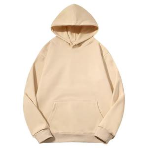 Sudadera con Capucha Negra Lisa Personalizada al por Mayor, Unisex, Oversize, de Algodón Grueso, Estilo Urbano, Fabricante OEM - Product Image 5