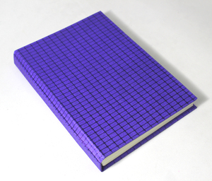 Agenda de Negocios Personalizada, Papel Reciclado Hecho a Mano de Alta Calidad con Cubierta con Relieve Azul Metálico - Product Image 2