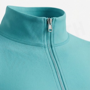 Women's 2 Piece Yoga Set Long Sleeve Zip Jacket And Full Length <b>Leggings</b> Solid Color Activewear - Product Image 4