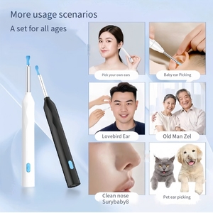 Nettoyeur d'oreilles intelligent visuel avec caméra, outil de nettoyage auriculaire en métal, dispositif d'extraction de cérumen par gravité - Product Image 4
