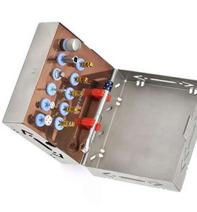 Nouveau kit d'implants dentaires en acier inoxydable 12 pièces, dilatateur osseux, instruments de classe I certifiés CE, source d'alimentation pour machines - Product Image 2