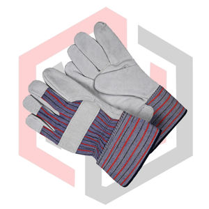 Gants de travail en toile de cuir renforcée, résistants aux déchirures, sans silicone, sans poudre, respirants, anti-chaleur, anti-coupure, anti-statiques, ignifuges - Product Image 4