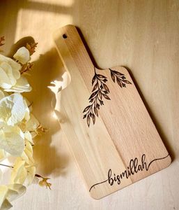 Planche à découper en bambou personnalisée avec logo, qualité alimentaire, pour la viande, le fromage, le pain, les légumes, durable - Product Image 3
