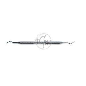 Excavador dental de acero inoxidable, instrumento dental para eliminación de caries, punta de cuchara de doble extremo, mango ergonómico, autoclavable - Product Image 4