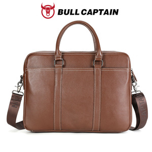Bolsos BULLCAPTAIN para hombre, bolsos para portátil, maletines de oficina, bolsos de mensajero, maletín de cuero para portátil, maletín de cuero de primera calidad para hombre - Product Image 5