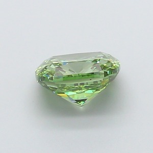Diamant de laboratoire CVD vert vif fantaisie modifié taille coussin carré de 1,50 carat, clarté VS1, excellente taille, pierre précieuse de luxe pour bijoux - Product Image 3