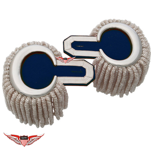 Epaulette de Hombro con Alambre Trenzado KEW, Azul, Elegante y Duradero, Accesorio para Prendas - Product Image 1