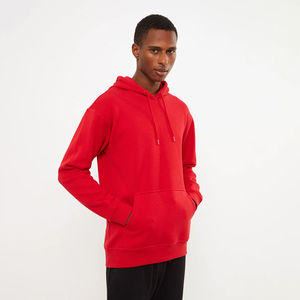 Sudadera con Capucha para Hombre de Alta Calidad, 100% Algodón, 500 g/m², Color Personalizado, Diseño Gráfico, Talla Grande, con Relieve, Manga Larga - Product Image 2