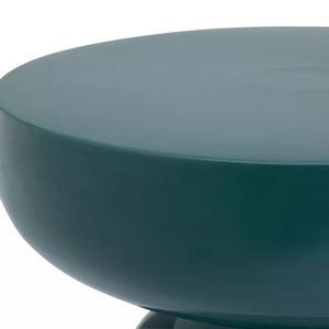 Iron Modern Floral <b>Round</b> Side <b>Table</b> Green & <b>White</b> Eco-Friendly Home Furniture for Living Room <b>Dining</b> Entry Villa Apartment - Product Image 3