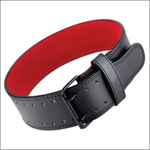 Manufacturer Wholesale Soft Breathable Workout Fitness Leather Waist Protective Adjustable Weight Lifting <b>Belt</b> Gym Training - Product Image 3
