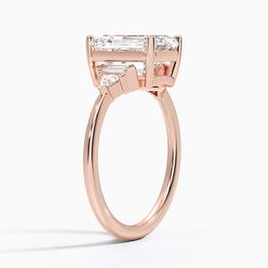 Fine Jewelry Art Diamond <b>Ring</b> <b>Crafted</b> from Genuine 14K Yellow Gold with Sparkling Diamonds - Product Image 6