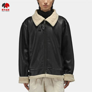 Chaqueta de Cuero con Cierre de Cremallera y Diseño Personalizado Ryan Pro Gear, Tejido Cómodo con Logotipo Personalizado - Product Image 3