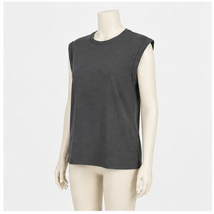 Camiseta clásica de algodón con cuello redondo y manga corta para mujer - Product Image 6