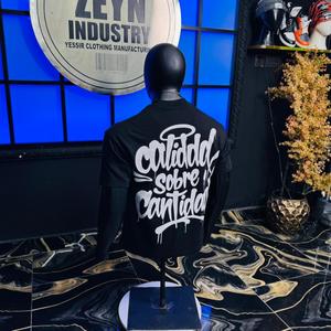 Sudadera con Capucha Bordada de Alta Calidad ODM para Hombre, Estampada, 100% Algodón, Otoño, Talla Grande, 360g, con Bolsillo, Ecológica, DTF - Product Image 6