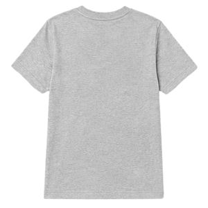 Camiseta Gris de Manga Corta para Jóvenes, Cuello Redondo, Informal, para Uso Diario, Escolar, Deportivo, Estilo Urbano, Ropa Cómoda - Product Image 2