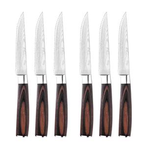 Juego de Cuchillos Multiusos Hechos a Mano de Acero Inoxidable, Colección de Utensilios de Cocina de Calidad Profesional - Product Image 1
