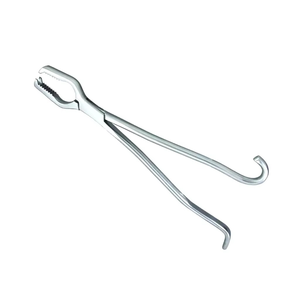 Pinces à os Premium Lane en acier inoxydable, mâchoires dentées 2x3, outils chirurgicaux orthopédiques réutilisables pour la fixation des fractures, CE ISO - Product Image 1