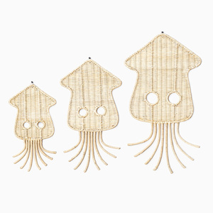 Seashell wall charms coastal-inspired wedding decorations woven shell rattan art highest quality - Product Image 4