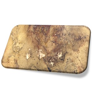 Tan Brown Flexible Stone <b>Veneer</b> <b>Sheet</b> Rustic Brown Slate Surface for Interior Exterior Wall Decor and Facade Use - Product Image 1