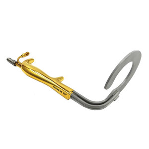 Breast Retractor High-Quality Surgical <b>Instrument</b> for Breast Procedures Fiber <b>Optic</b> Illumination and Irrigation Tube Ring - Product Image 4