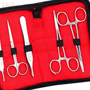 Kit d'entraînement à la suture, ensemble d'instruments médicaux avec ciseaux et aiguilles pour la formation des étudiants, classe I - Product Image 4