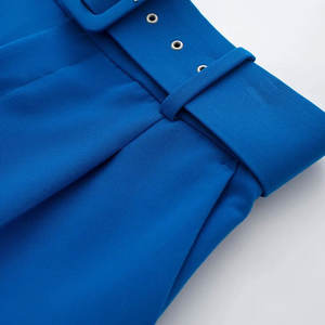 Pantalon décontracté respirant pour femme, taille haute avec poches, vente en gros - Product Image 3