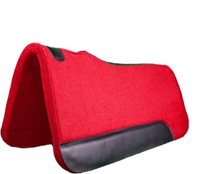 Tapis de selle en feutre de laine de cheval de qualité supérieure, tapis d'équitation western, protection contre l'usure du cuir, équipement équestre, fournisseur d'usine - Product Image 1
