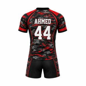 Uniforme de Rugby Personalizado, Jersey y Pantalones Cortos Sublimados, Paquete de Ropa Deportiva para Academias, Escuelas y Clubes con Personalización - Product Image 2