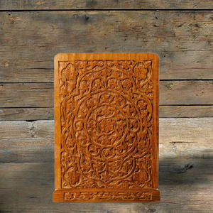 Soporte de madera para teléfono celular y tableta, para escritorio, soporte de madera para teléfono celular, soporte de escritorio para tableta, soporte móvil, soporte para libros, para decoración. - Product Image 3