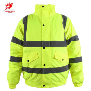 Chaquetas de Seguridad de Primera Calidad, Ligeras y de Alta Visibilidad para Trabajos al Aire Libre, Construcción y Obras Viales - Product Image 1