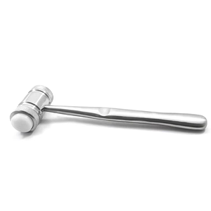 Martillo Dental de Doble Cabeza Premium de Acero Inoxidable, Martillo Quirúrgico Ortopédico para Huesos con Puntas Intercambiables de Nailon, CE ISO - Product Image 4