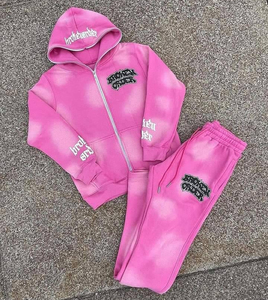 Ensemble streetwear rétro pour homme, tendance gothique urbaine, inspiré du punk américain et du hip-hop, vêtements de sport décontractés, coupe ample, tenue de couple - Product Image 5